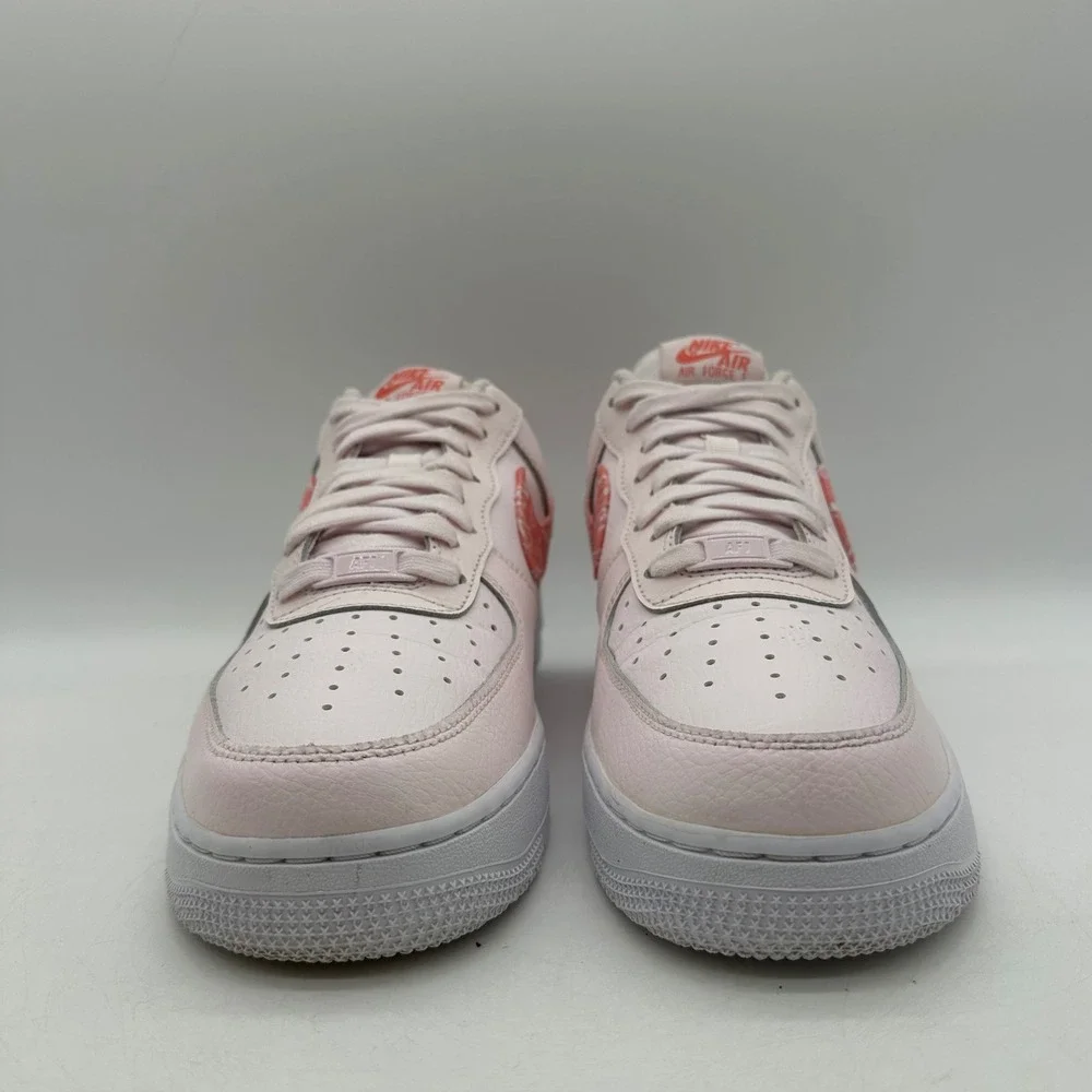 Nike FD1448-664 Womens Size 11 Pearl Pink Air Force 1 Low Pink Paisley Sneakers